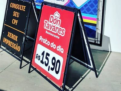 suporte para banner